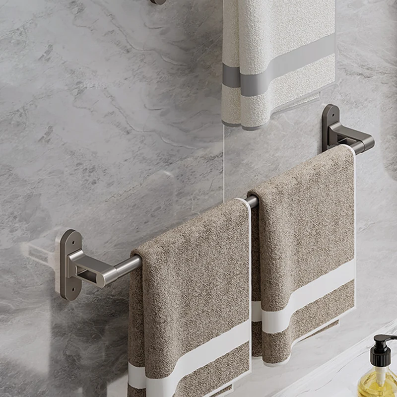 Juego de accesorios de baño de metal Kit de accesorios de baño con montaje de taladro y tornillo Clearhalo