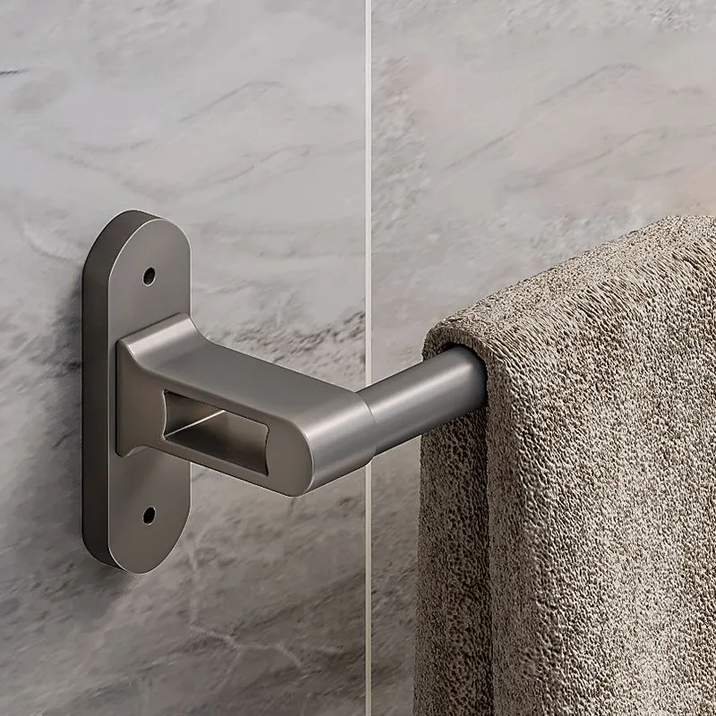 Juego de accesorios de baño de metal Kit de accesorios de baño con montaje de taladro y tornillo Clearhalo