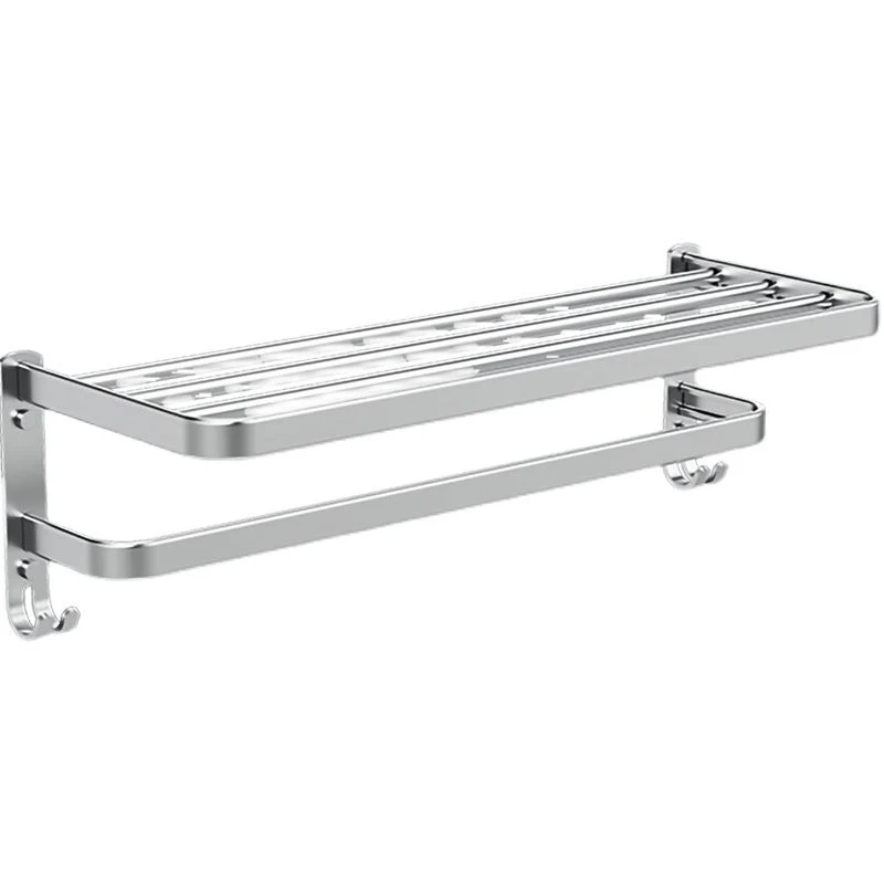 Juego de accesorios de baño Minimalism Grey Barra para toallas de aluminio estilo moderno Clearhalo