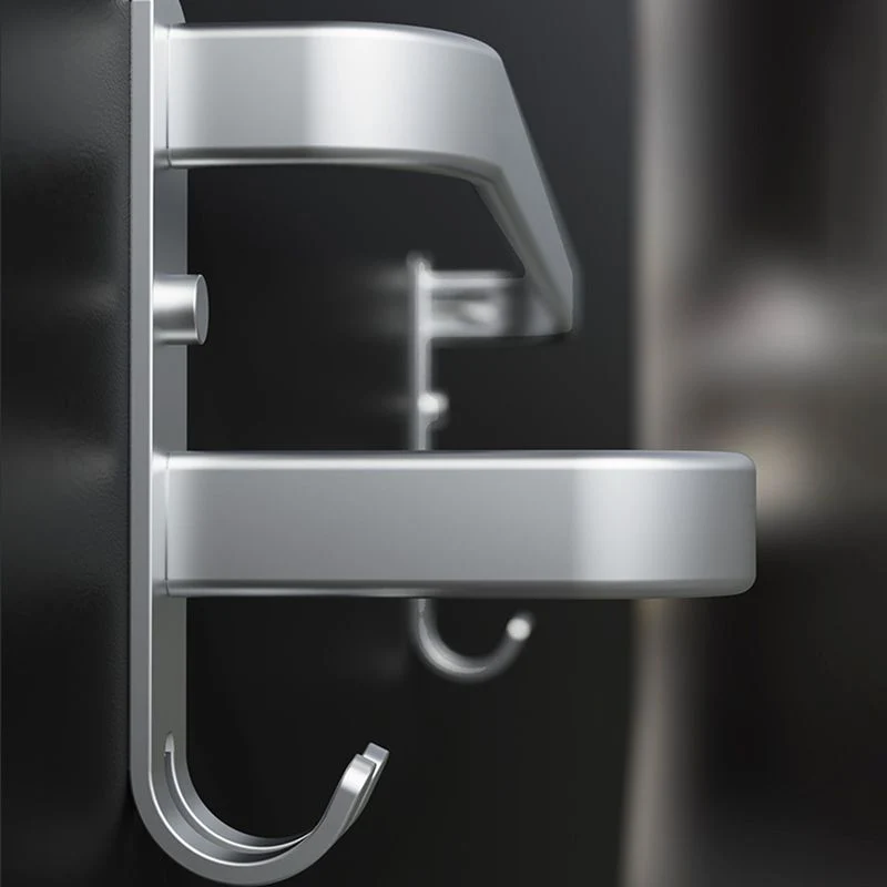 Juego de accesorios de baño minimalista, ganchos para batas/barra para toallas y estante para baño de acero inoxidable Cle...