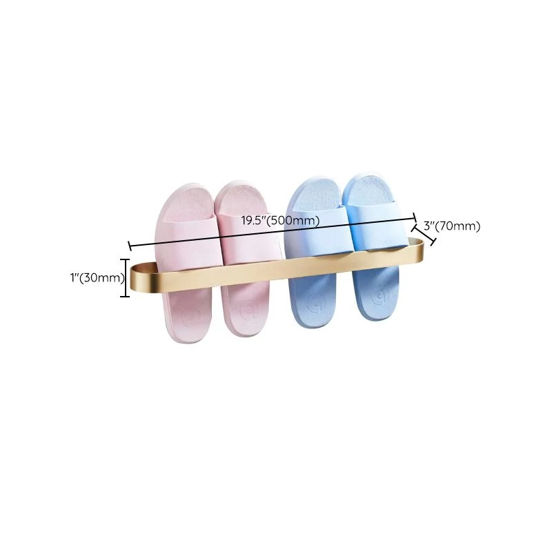 Juego de accesorios de baño moderno dorado de 5 piezas, toallero y soporte para papel de latón cepillado Clearhalo