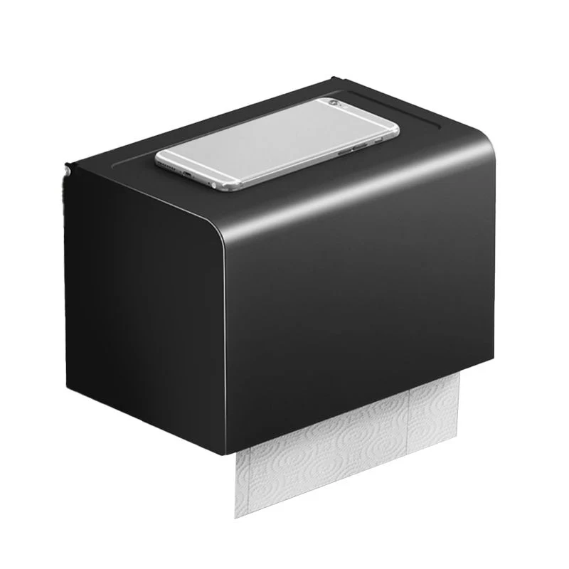 Juego de accesorios de baño moderno, estante de baño negro, soporte de papel, Kit de accesorios de baño Clearhalo