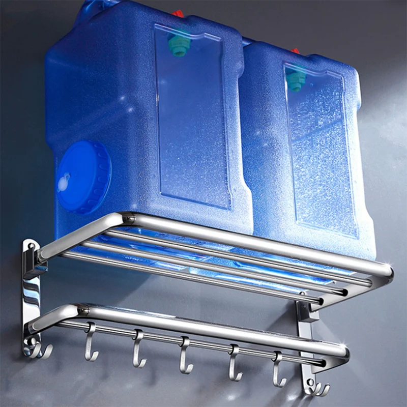 Juego de accesorios de baño moderno, estante para baño, toallero, accesorios de baño Clearhalo