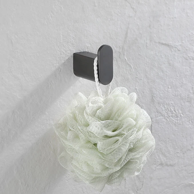 Juego de accesorios de baño moderno de 5 piezas en acero inoxidable con barra para toallas/ganchos para bata/portapapeles...