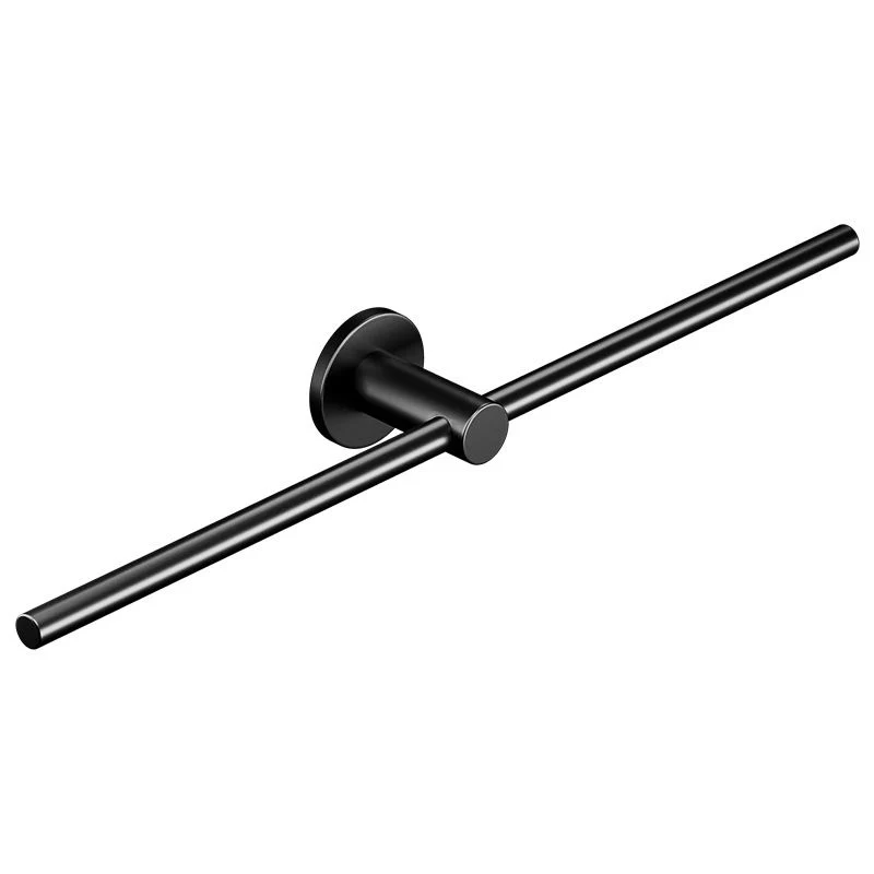 Juego de accesorios de baño moderno de 2 piezas, barra para toallas de acero inoxidable Clearhalo