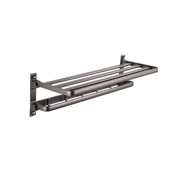 Juego de accesorios de baño moderno de 5 piezas con estante triangular para baño Clearhalo