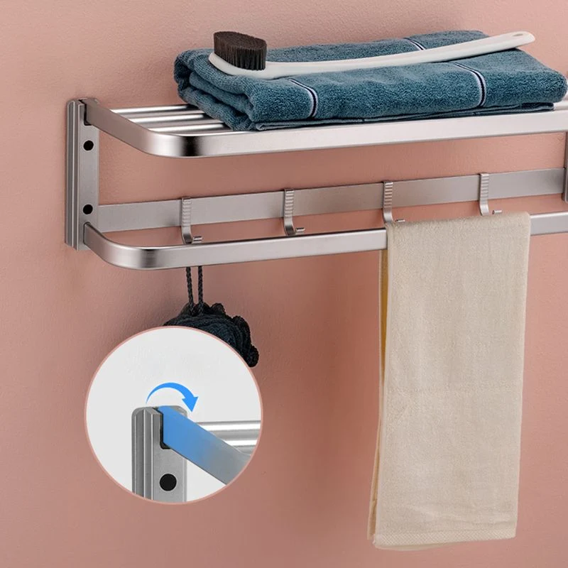 Juego de accesorios de baño moderno de 6 piezas Juego de accesorios de baño de metal Clearhalo