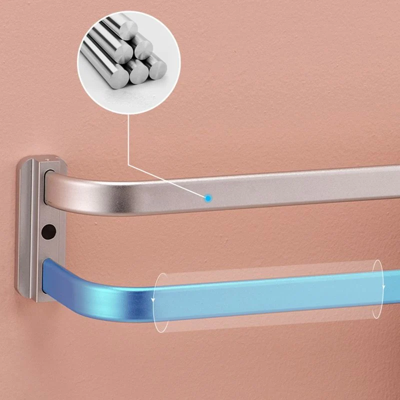 Juego de accesorios de baño moderno de 6 piezas Juego de accesorios de baño de metal Clearhalo