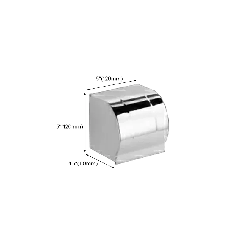 Juego de accesorios de baño moderno, soporte de papel, estante de baño, Kit de accesorios de baño plateados Clearhalo