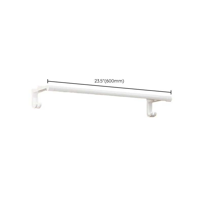 Juego de accesorios de baño moderno, toallero, estante de baño blanco, juego de accesorios de baño Clearhalo