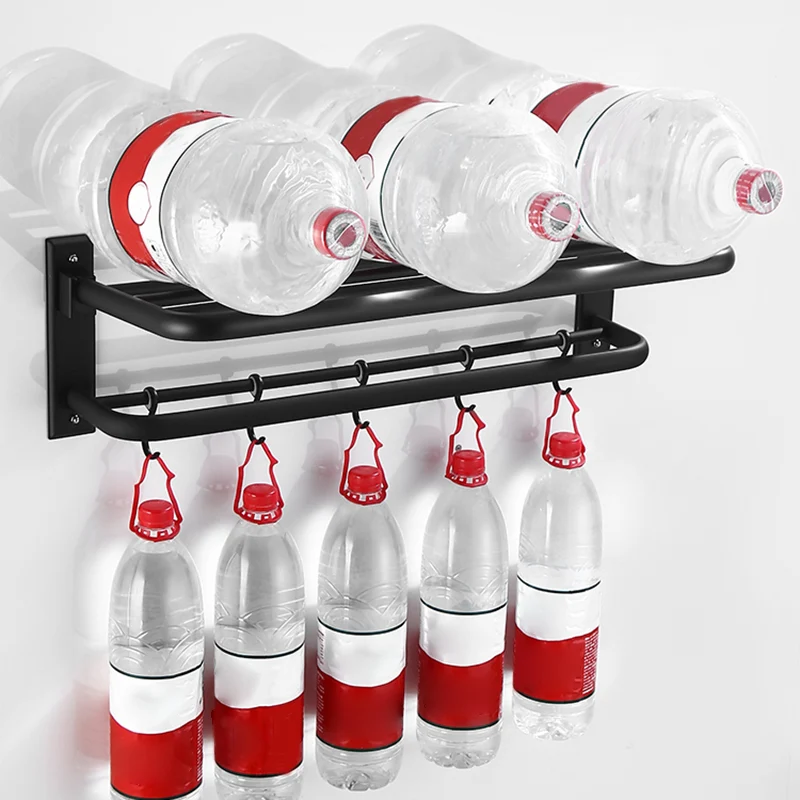 Juego de accesorios de baño negro mate, accesorio de baño moderno, individual o como conjunto Clearhalo