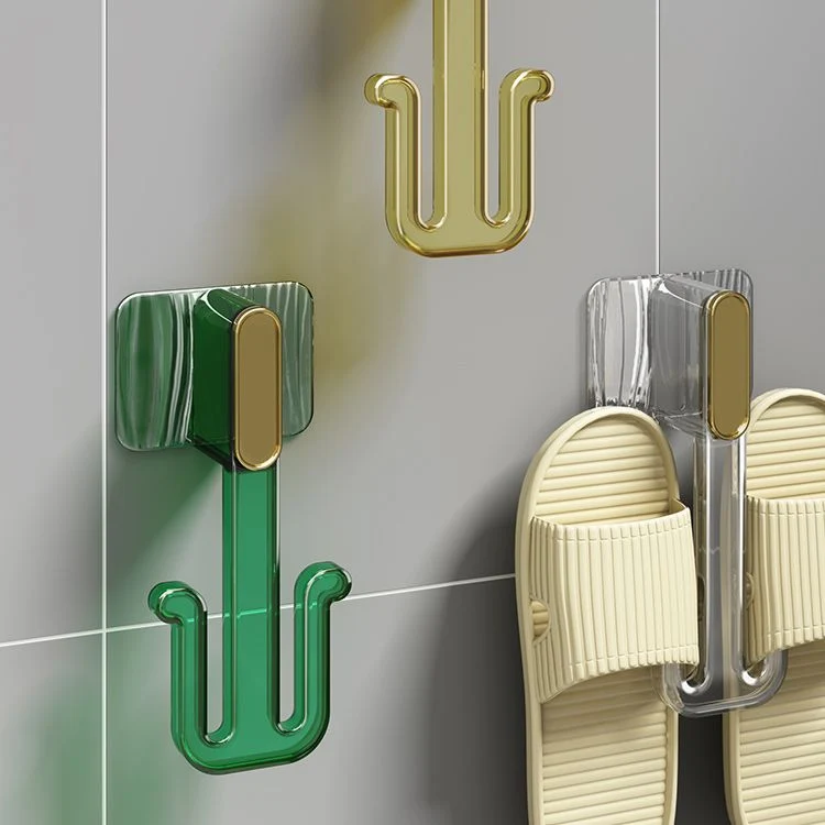Juego de accesorios de baño de 5 piezas, ganchos para batas de 6,29 pulgadas de alto en estilo moderno Clearhalo