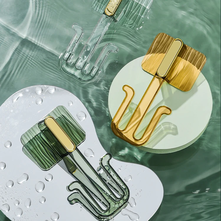 Juego de accesorios de baño de 5 piezas, ganchos para batas de 6,29 pulgadas de alto en estilo moderno Clearhalo