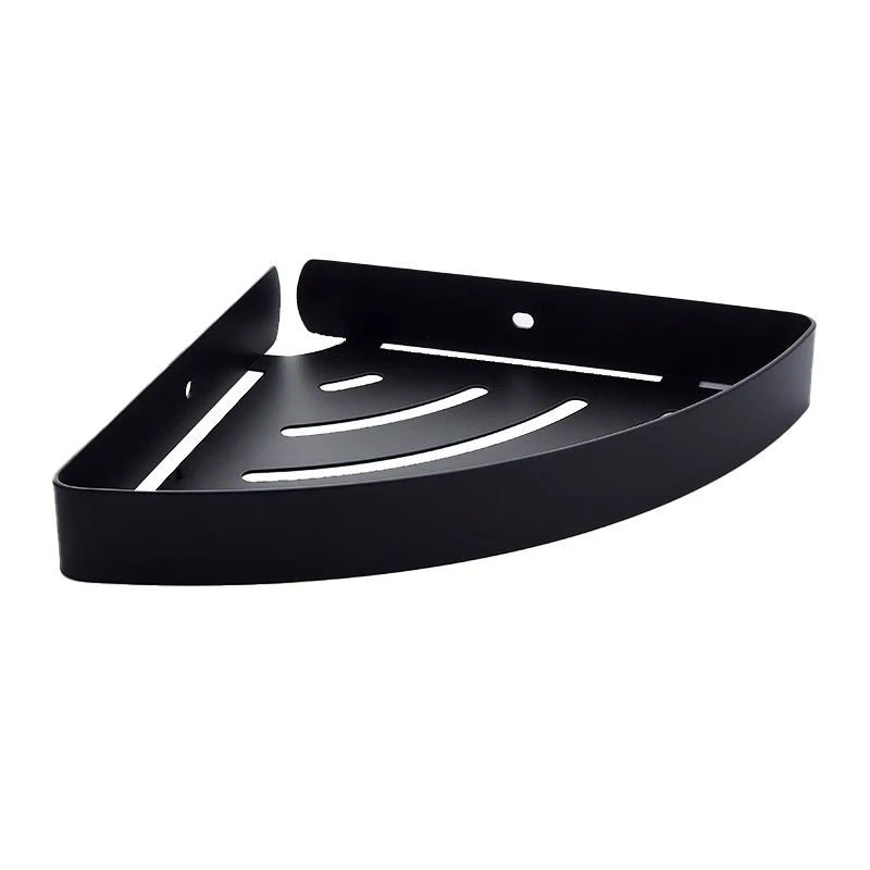 Juego de accesorios de baño plateado/negro, estante de baño moderno de 1/2/3 piezas Clearhalo