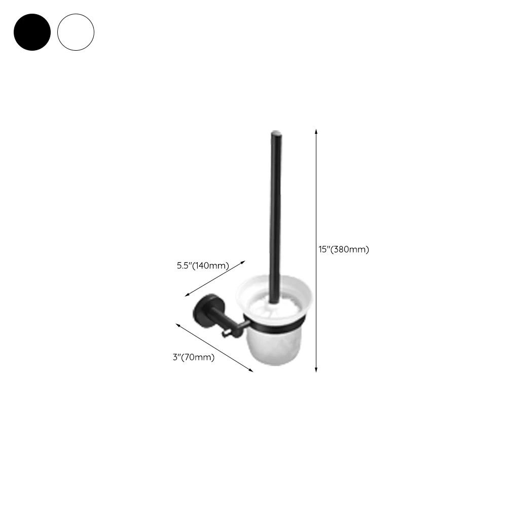 Juego de accesorios de baño tradicional de acero inoxidable Clearhalo
