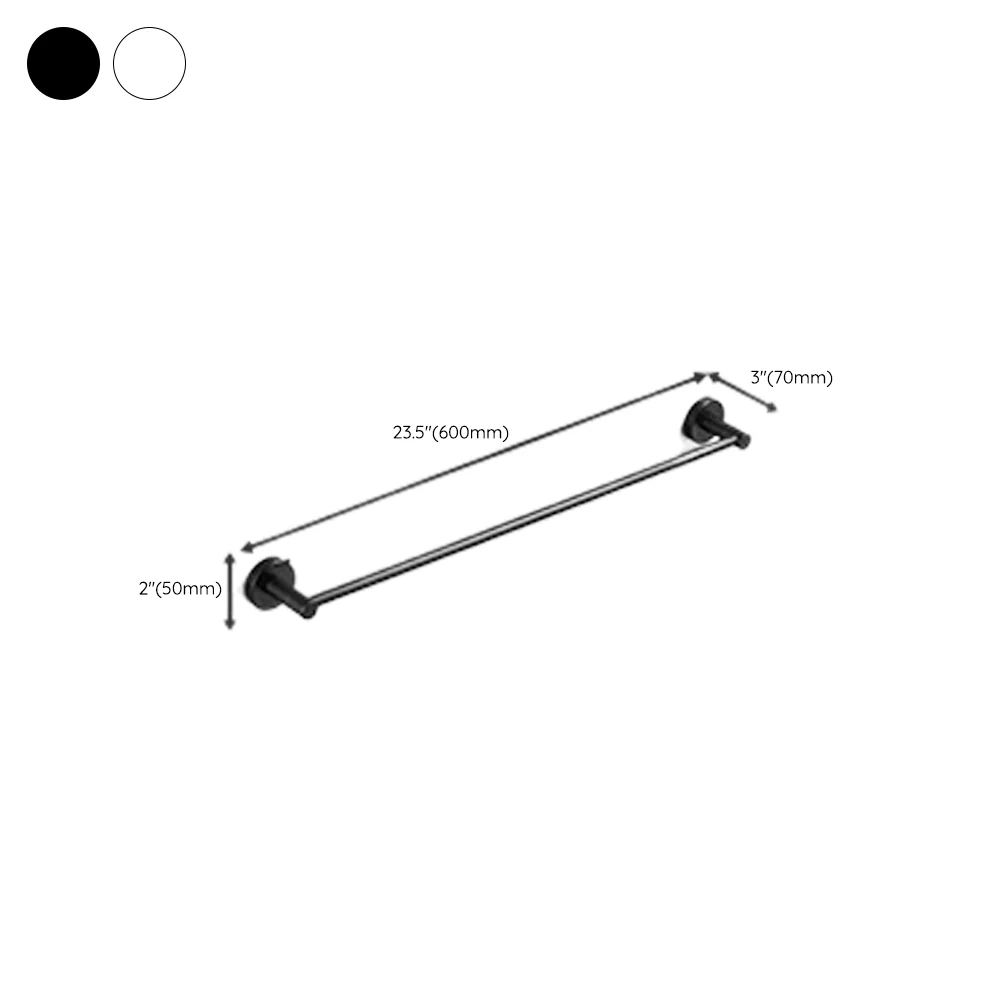 Juego de accesorios de baño tradicional de acero inoxidable Clearhalo