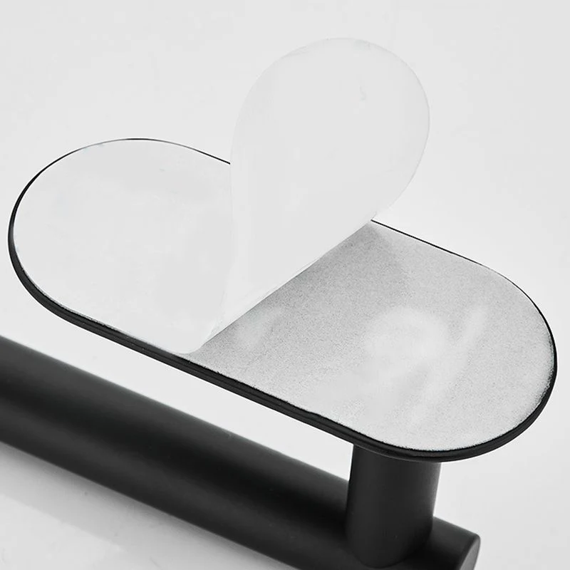 Juego de accesorios de baño tradicional de 4 piezas con aro para barra de toalla/portapapeles y gancho para bata Clearhalo