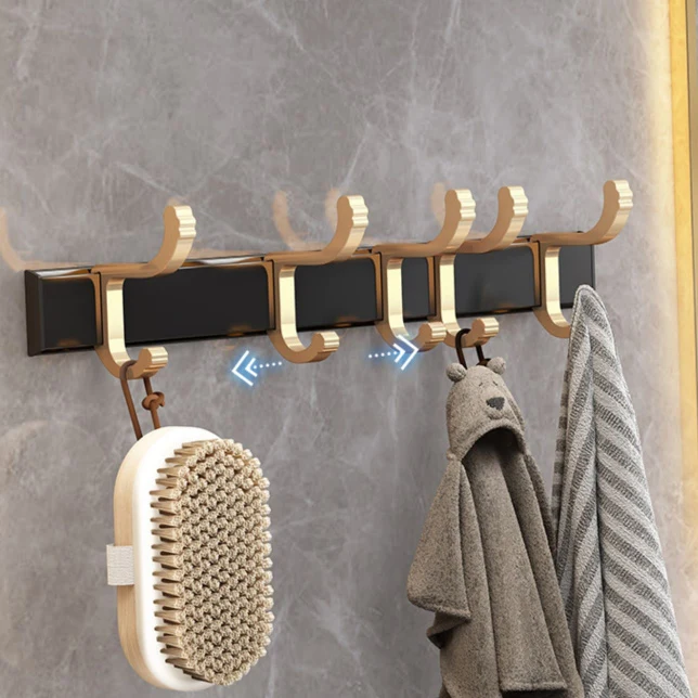 Juego de accesorios de baño tradicional de 7 piezas Kit de accesorios de baño de aluminio Clearhalo