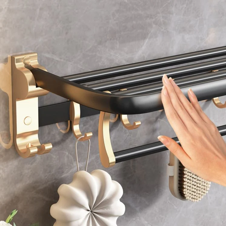 Juego de accesorios de baño tradicional de 7 piezas Kit de accesorios de baño de aluminio Clearhalo