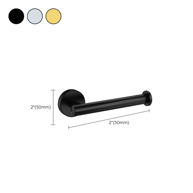 Juego de accesorios de baño tradicional de 2 piezas, toallero/portapapeles Clearhalo