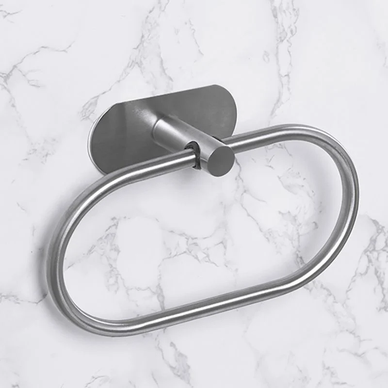 Juego de accesorios para baño de acero inoxidable Juego de baño moderno y sencillo Clearhalo