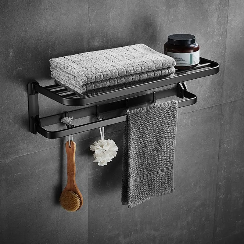 Juego de accesorios para baño gris Juego de accesorios para baño de metal de 3 piezas Clearhalo