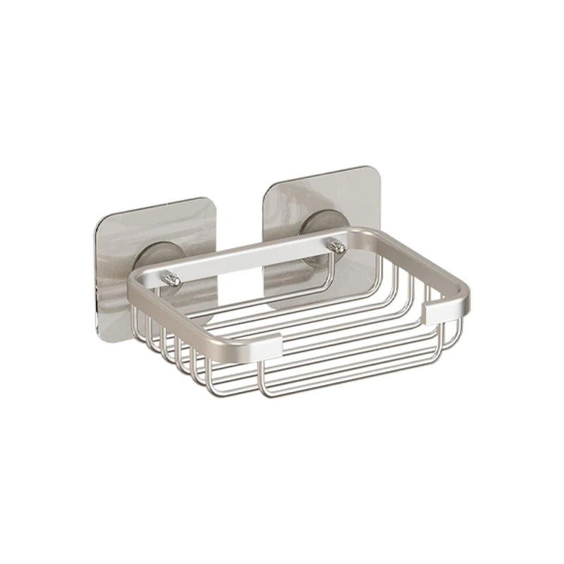 Juego de accesorios para baño moderno, estante para baño, juego de accesorios para baño negro/plateado/gris Clearhalo