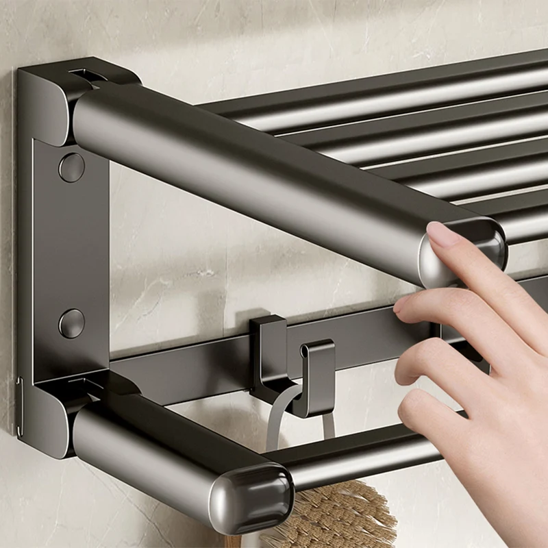 Juego de accesorios para baño moderno Juego de accesorios para baño con montaje adhesivo Clearhalo