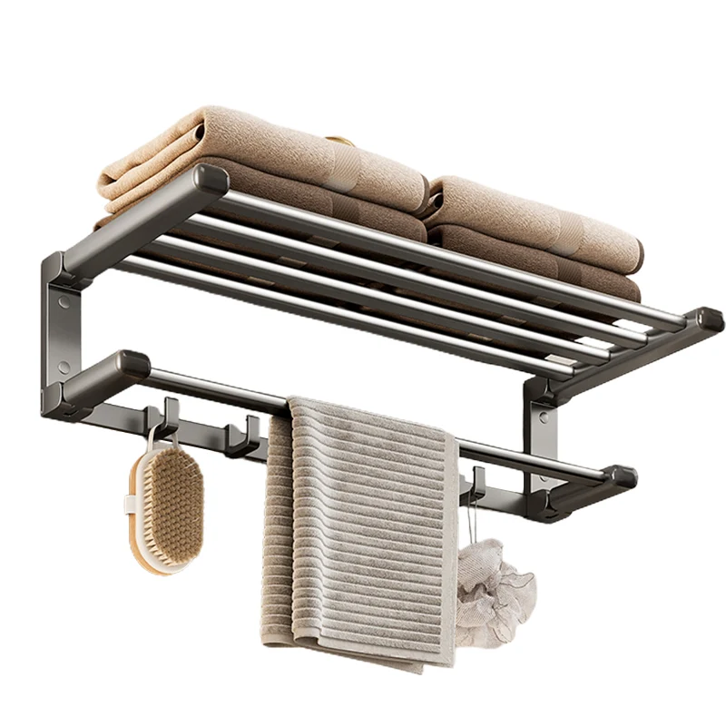 Juego de accesorios para baño moderno Juego de accesorios para baño con montaje adhesivo Clearhalo
