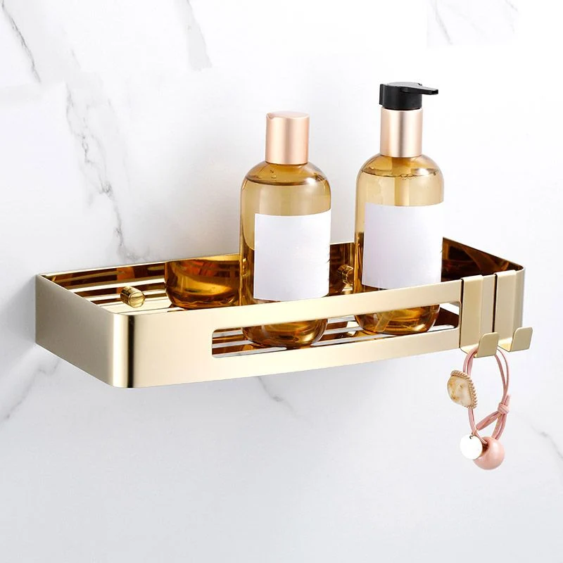 Juego de accesorios para baño moderno de 3 piezas en acero inoxidable, estante para baño Clearhalo