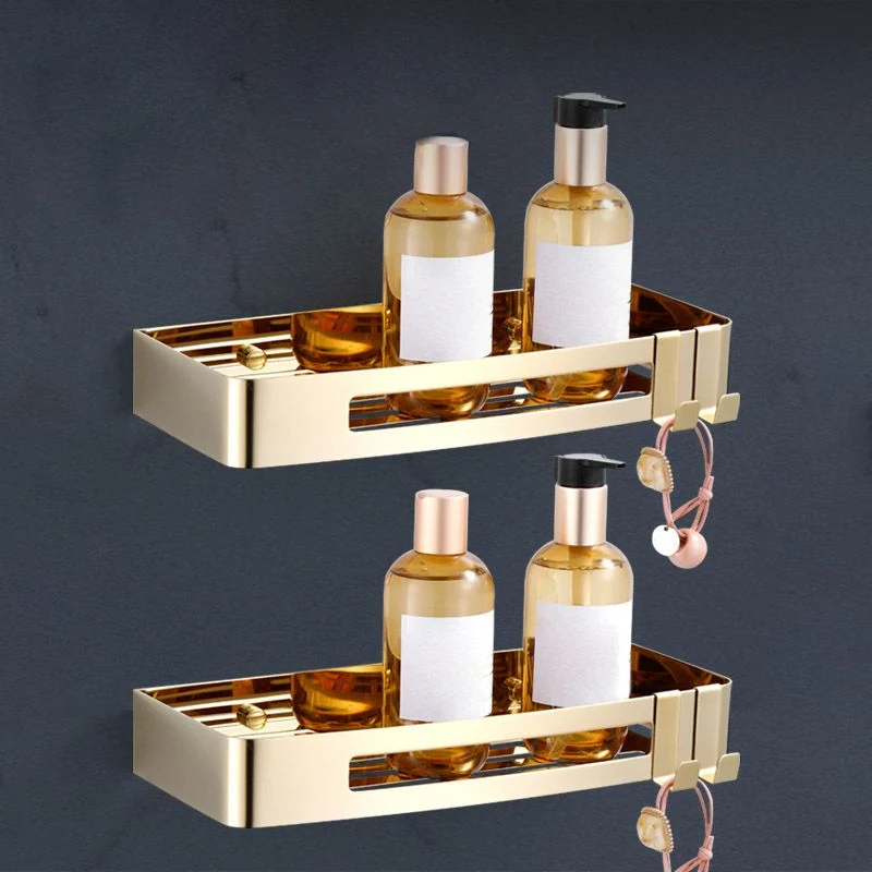 Juego de accesorios para baño moderno de 3 piezas en acero inoxidable, estante para baño Clearhalo