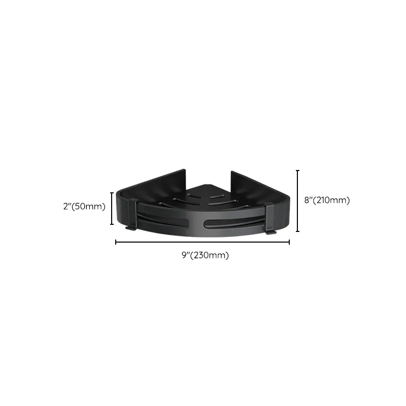 Juego de accesorios para baño tradicional, toallero negro, estante para baño, juego de accesorios para baño Clearhalo