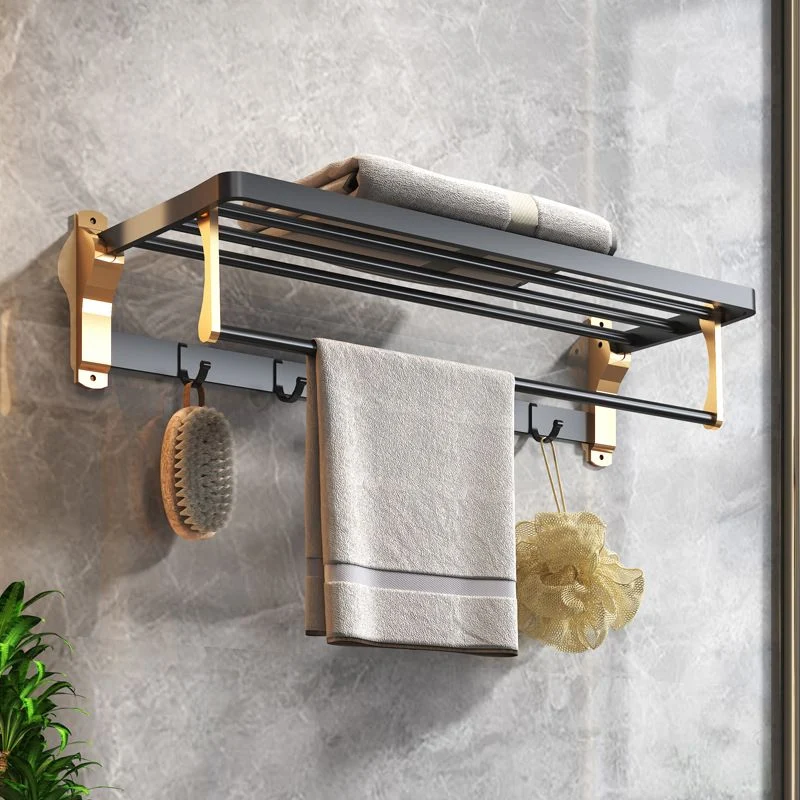 Juego de baño de latón y negro, accesorio de baño de estilo moderno, individual o en conjunto Clearhalo