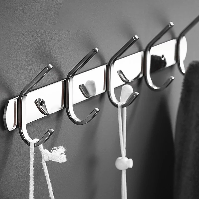 Juego de baño moderno, estante de baño de acero inoxidable, soporte de papel, Kit de accesorios de baño Clearhalo