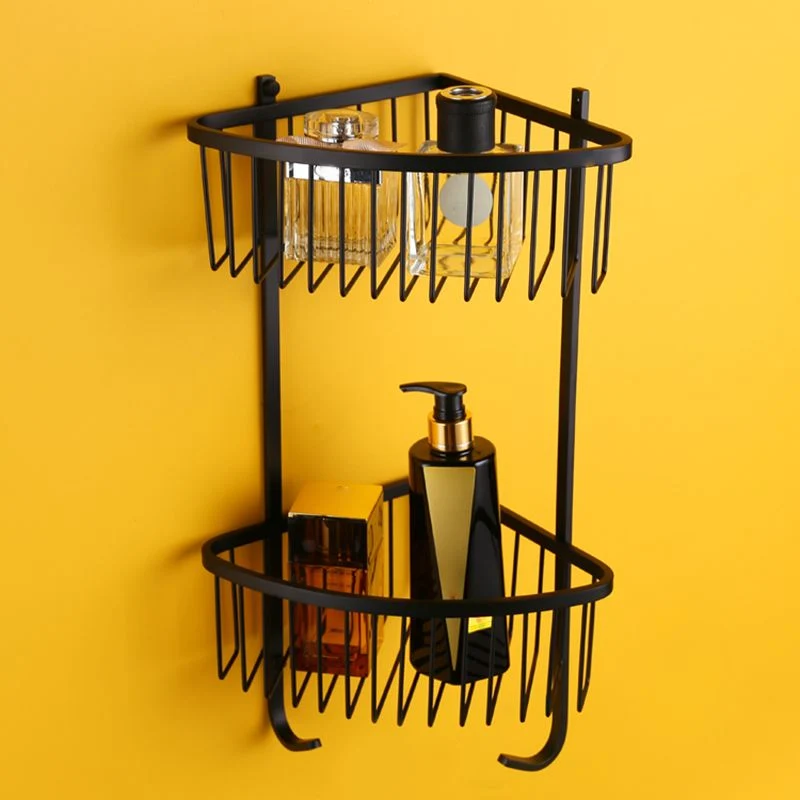 Juego de herrajes para accesorios de baño modernos Juego de herrajes para accesorios de baño negros Clearhalo