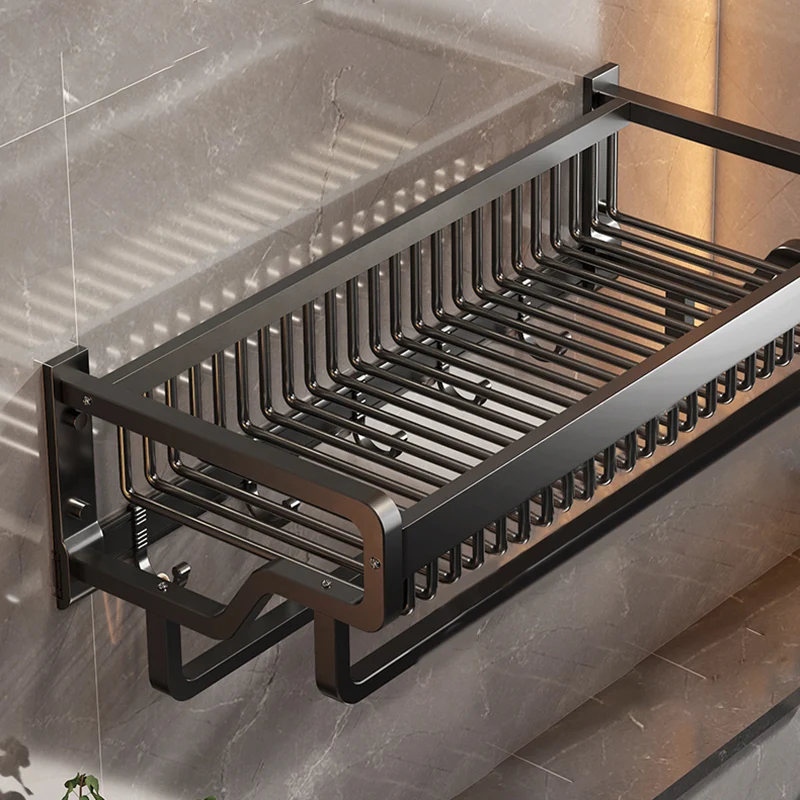 Juego de herrajes para accesorios de baño modernos, accesorios para estantes de baño, juego de herrajes Clearhalo