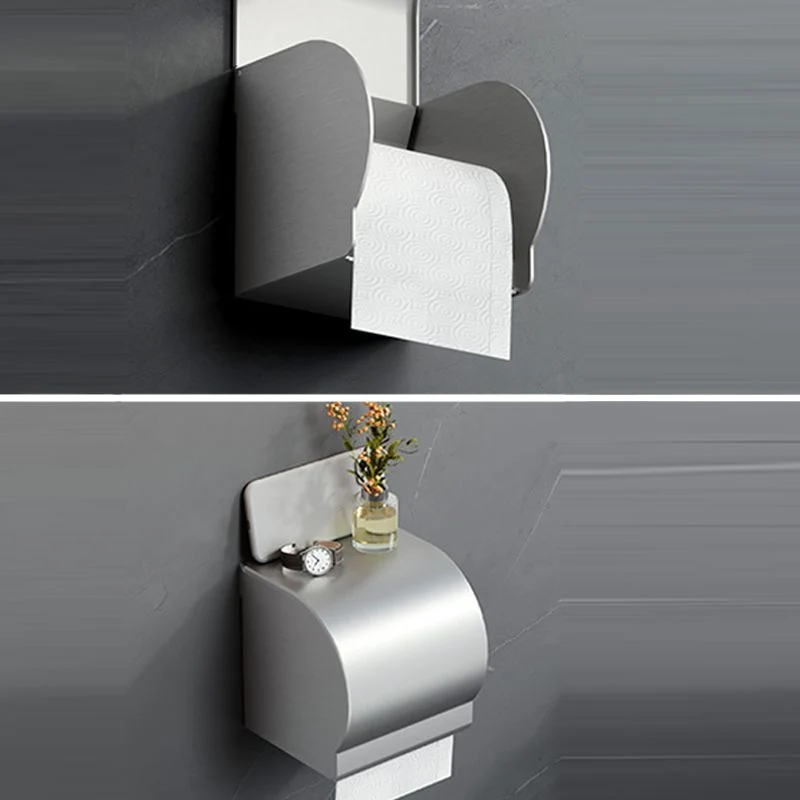 Juego de herrajes para accesorios de baño modernos Juego de herrajes para accesorios de baño plateados Clearhalo