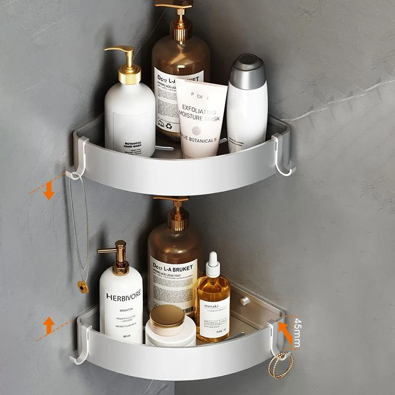 Juego de herrajes para accesorios de baño modernos Juego de herrajes para accesorios de baño plateados Clearhalo