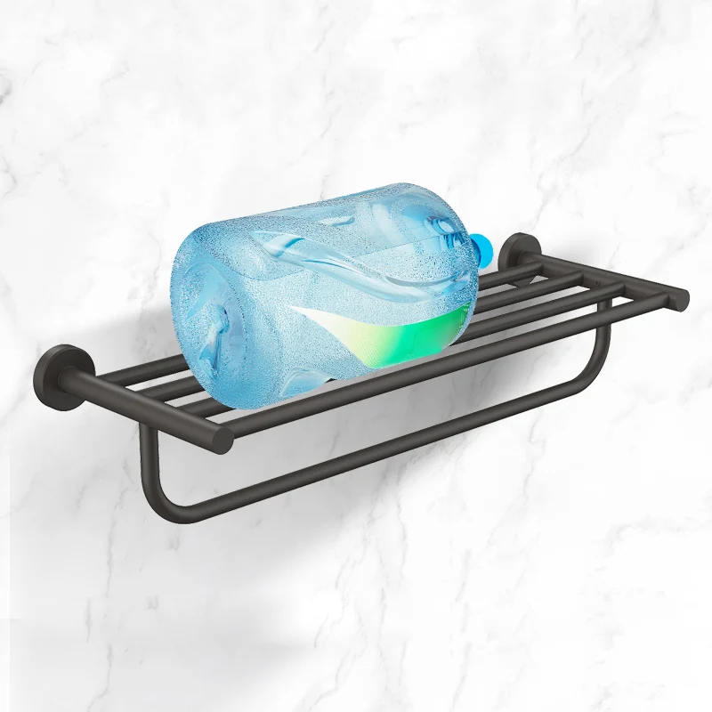 Juego de herrajes para accesorios grises Juego de herrajes para accesorios de baño modernos Clearhalo