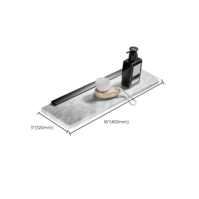 Juego de herrajes para baño de metal y mármol, individualmente o como juego, en negro Clearhalo
