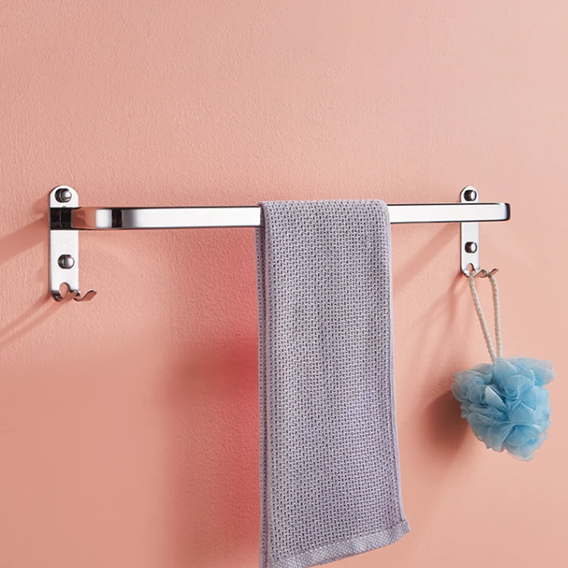 Kit de accesorios de baño de acero inoxidable moderno, barra de toalla, soporte de papel, juego de accesorios para baño Cl...