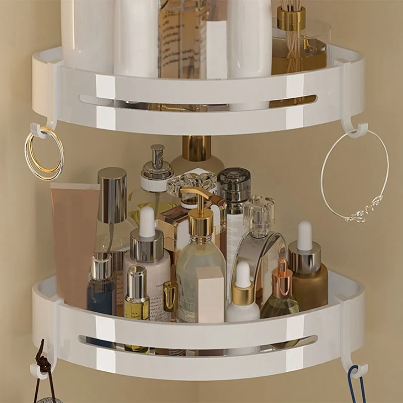 Kit de accesorios de baño blanco moderno, estante para baño, toallero, juego de accesorios para baño Clearhalo