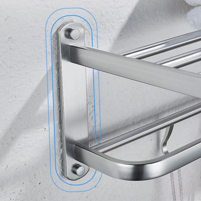 Kit de accesorios de baño con montaje adhesivo de metal, herrajes para baño de 6 piezas Clearhalo