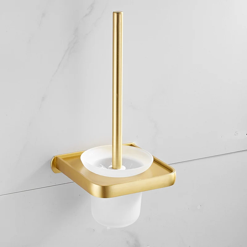 Kit de accesorios de baño dorado moderno, toallero, estante de baño, juego de accesorios para baño Clearhalo