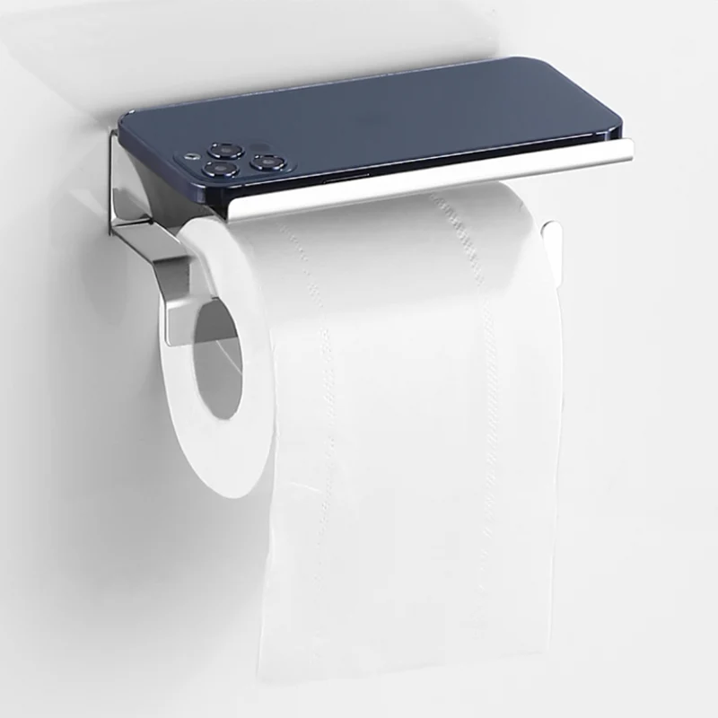 Kit de accesorios de baño moderno, estante de baño de acero inoxidable, juego de baño Clearhalo
