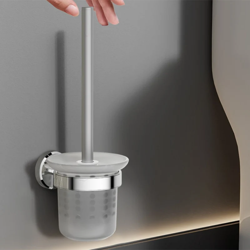 Kit de accesorios de baño moderno, estante de baño, barra de toalla inoxidable, juego de baño de acero Clearhalo