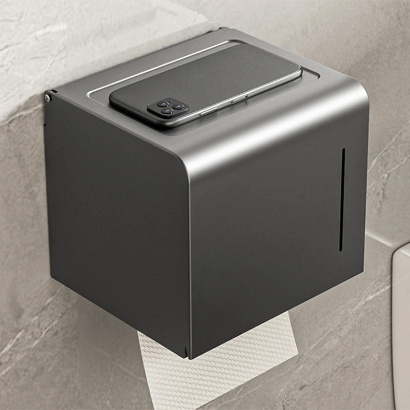 Kit de accesorios de baño moderno, estante para baño, toallero, juego de accesorios de baño gris Clearhalo