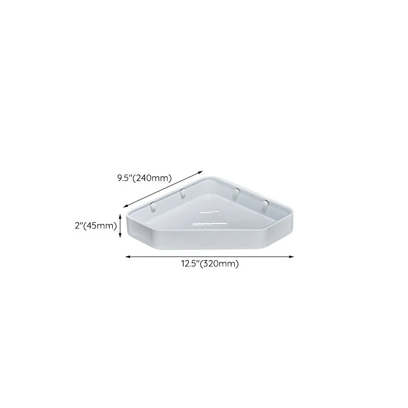 Kit de accesorios de baño moderno, toallero, estante de baño, juego de accesorios de baño blanco Clearhalo