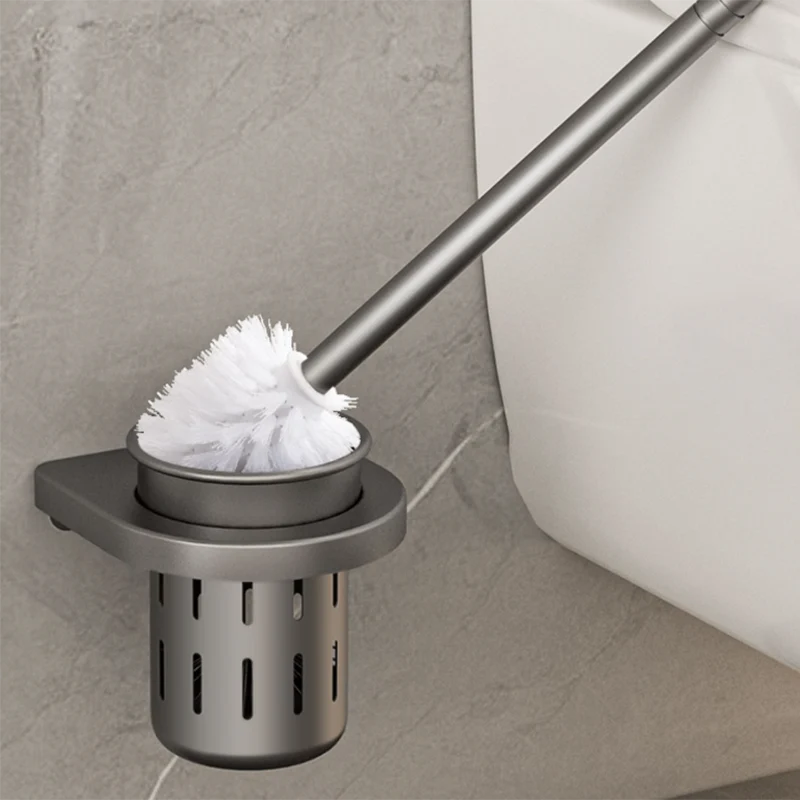 Kit de accesorios de baño moderno, toallero gris, estante de baño, accesorios de baño Clearhalo