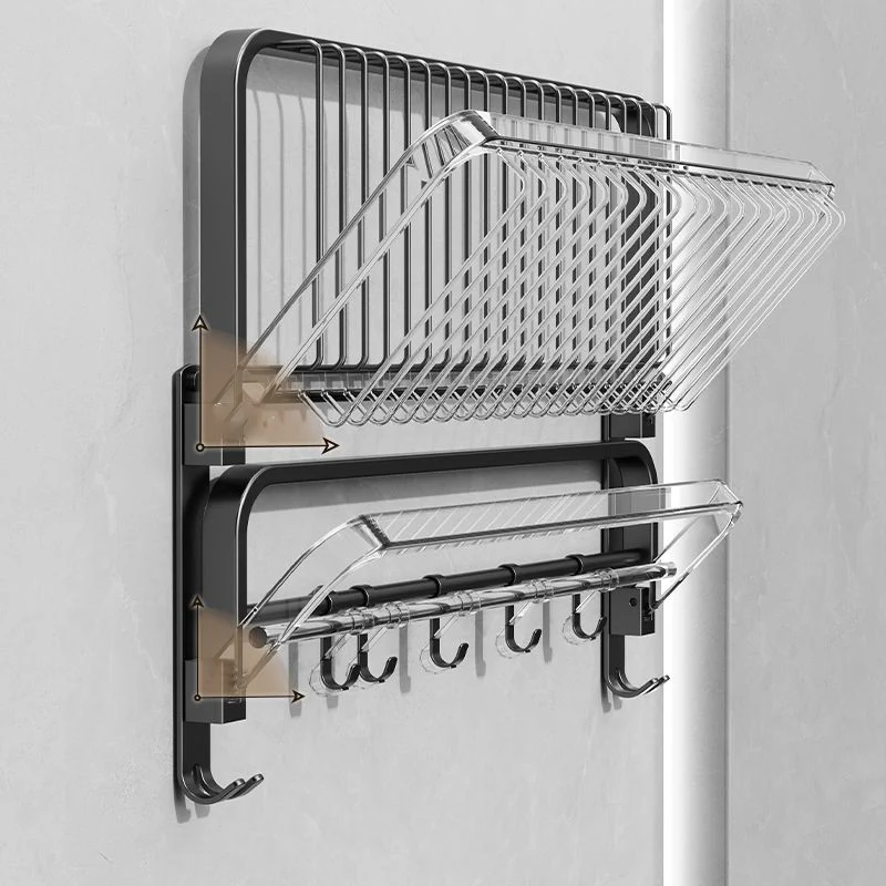 Kit de accesorios de baño negro minimalista soporte de papel toallero juego de accesorios de baño Clearhalo